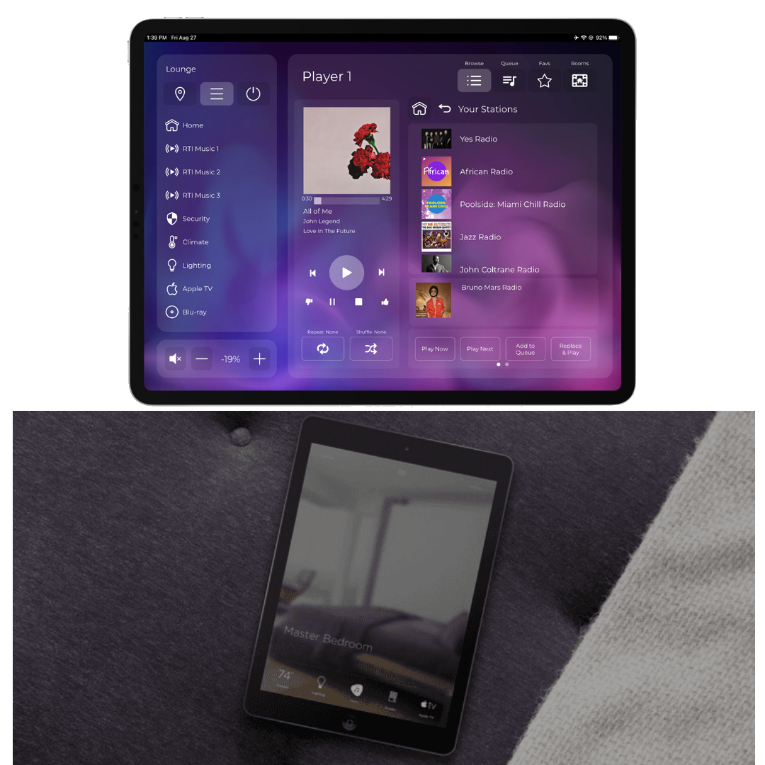 iPad Control Systems – RTI & Savant